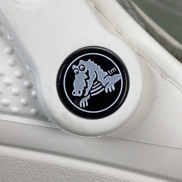 CROCS classic white Lined Dual Comfort clogs unisex size 10 women 8 men EUC - Picture 2 of 12